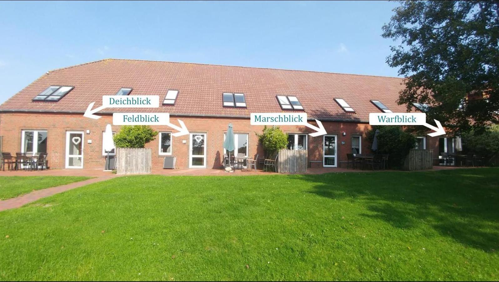 Dreschdiele - Landlust Osterwarf Norddeich Kültér fotó